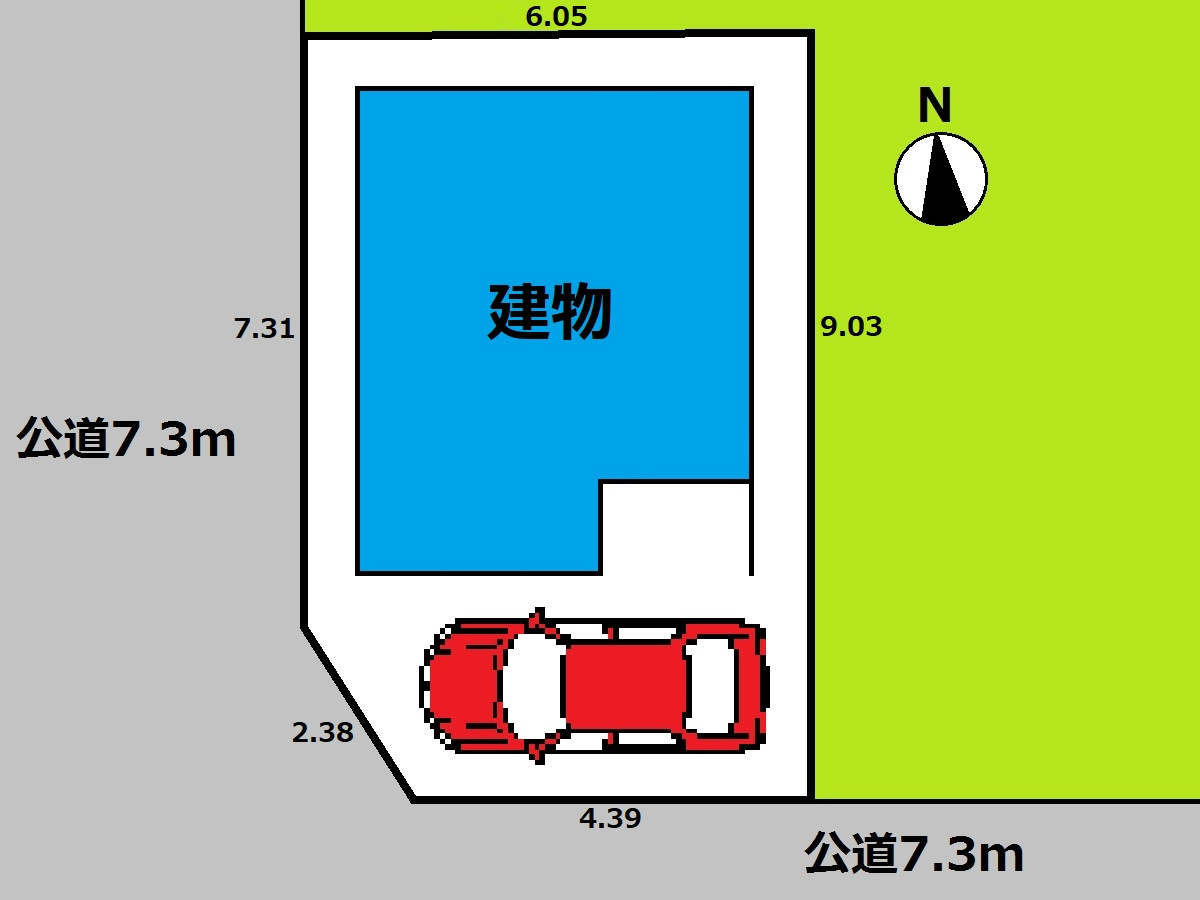 名古屋市中村区押木田町２丁目の中古一戸建の区画図|◇区画図◇