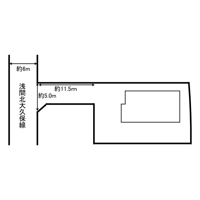 中古戸建　富士市入山瀬　（４DK）の区画図