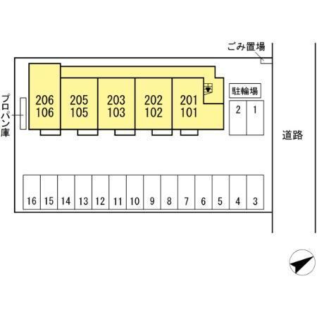 アメージングベルテの区画図|高崎、前橋、伊勢崎エリアのお部屋探しはエンドスケープまで！お客様の理想お聞かせ下さい♪
