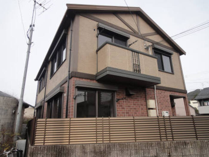 曽我部邸棟割貸家の外観