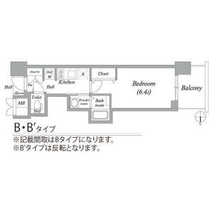 エステムコート名古屋平安通クチュールの間取り