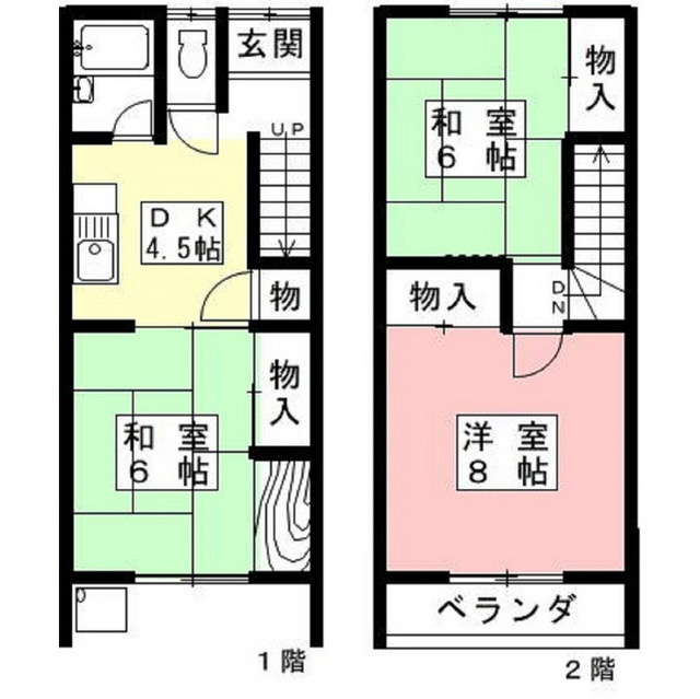 けやきタウン丸野の間取り