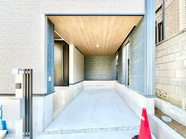 横浜市港南区港南６丁目の新築一戸建の駐車場|駐車スペースあり