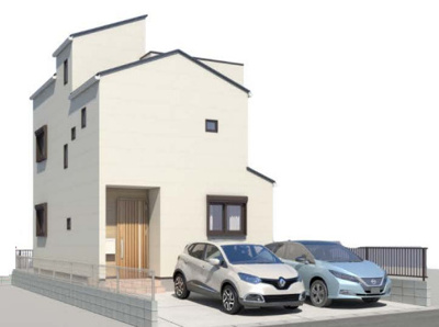 【外観パース】 | 海老名市国分北3丁目 新築戸建て 全1棟　【仲介手数料無料】