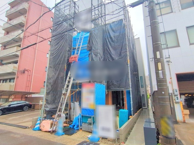 【仲介手数料無料／熱田区】リガーレ熱田区伝馬2期　全1棟　新築住宅の前面道路含む現地写真