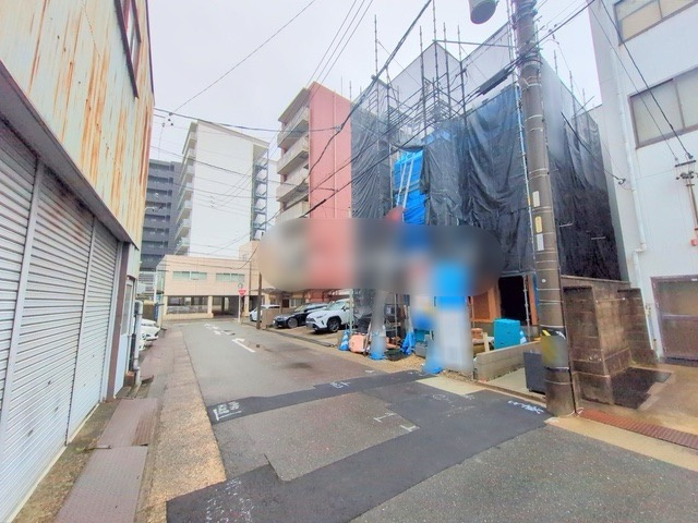 【仲介手数料無料／熱田区】リガーレ熱田区伝馬2期　全1棟　新築住宅の前面道路含む現地写真
