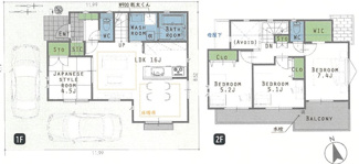 【間取り】 | 新築　JR横浜線　相模線　橋本駅　町屋４　3期