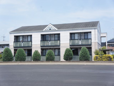 【外観】 | グランディール | ツートンのオシャレな賃貸住宅です♪