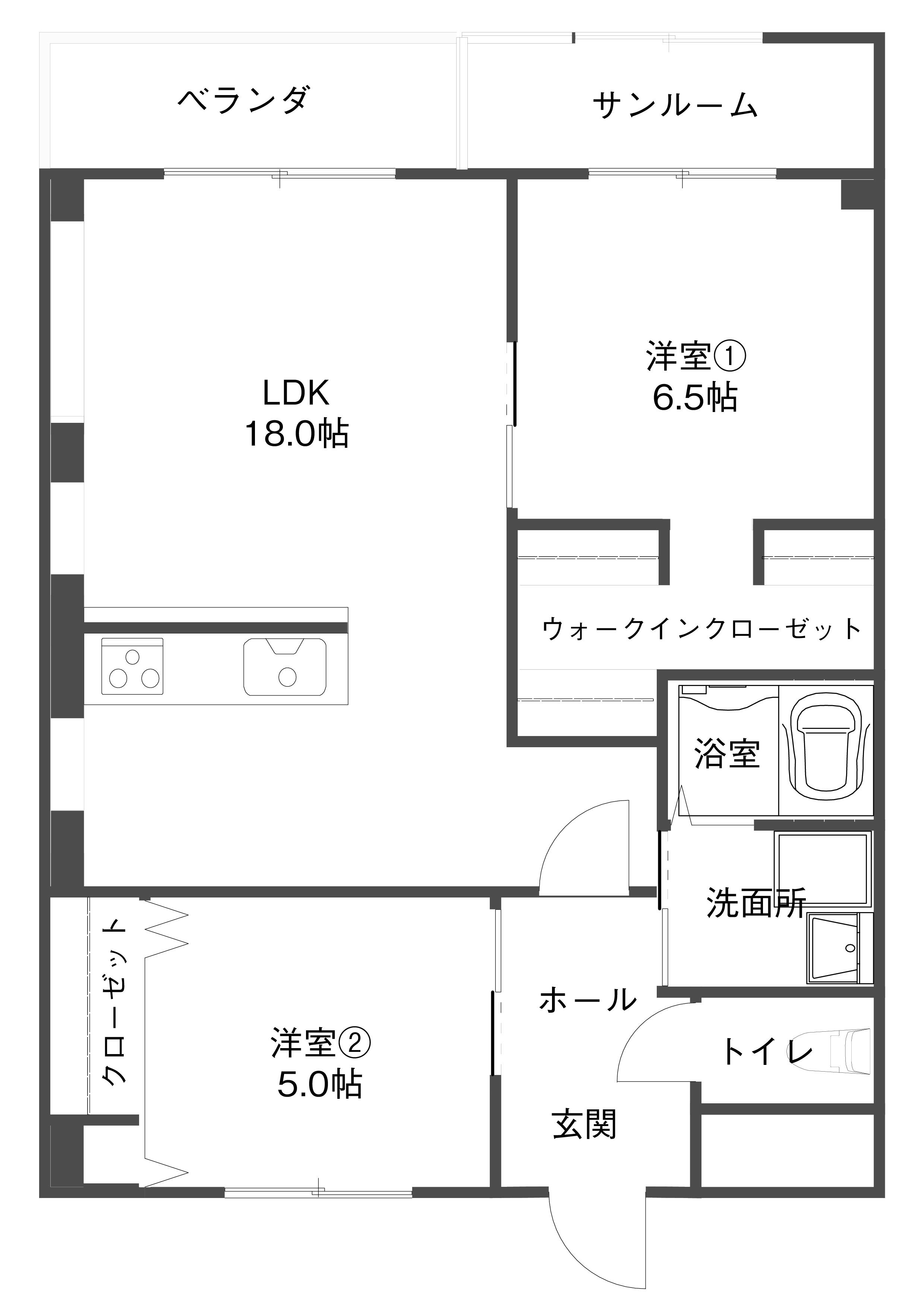 THE TERRACEの間取り