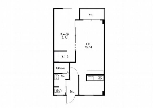 COLORER (クロレ)の間取り