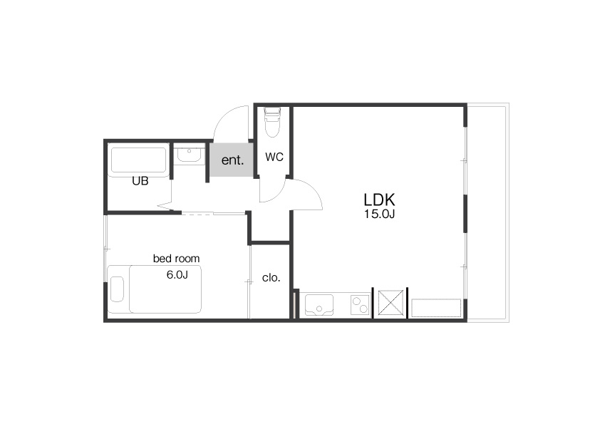 ハウゼスMTの間取り