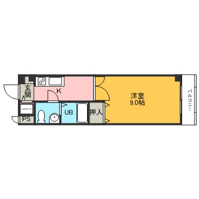 グリーンハイム駅西の間取り