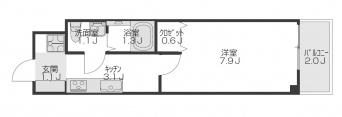 グリーンハイム駅西の間取り