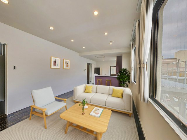 近江町金城センタービルの居間・リビング