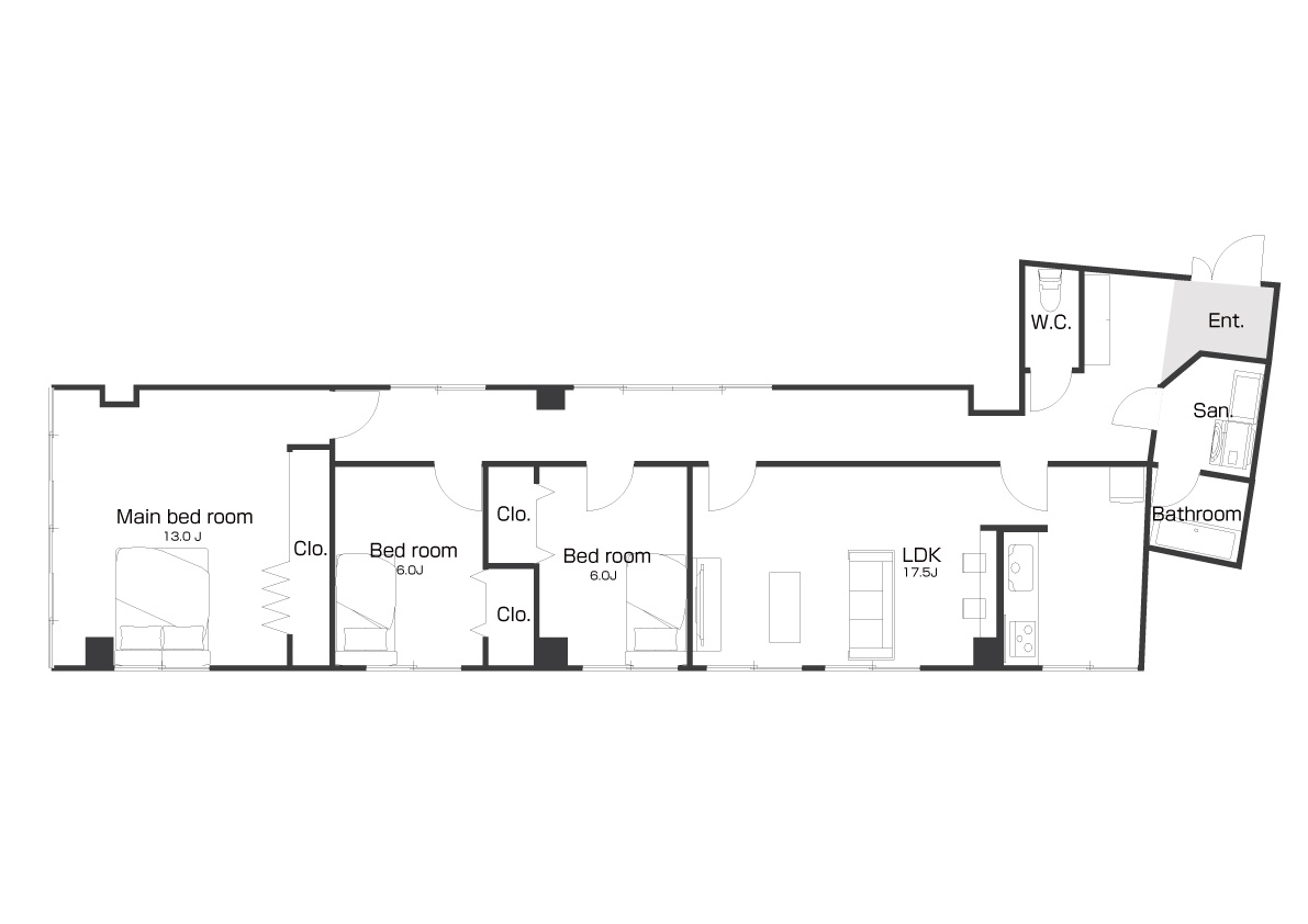 近江町金城センタービルの間取り