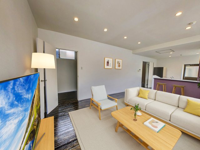 近江町金城センタービルの居間・リビング