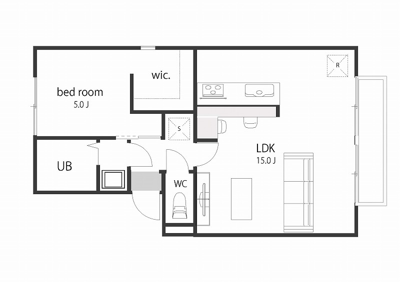 ラフィーヌ三池の間取り
