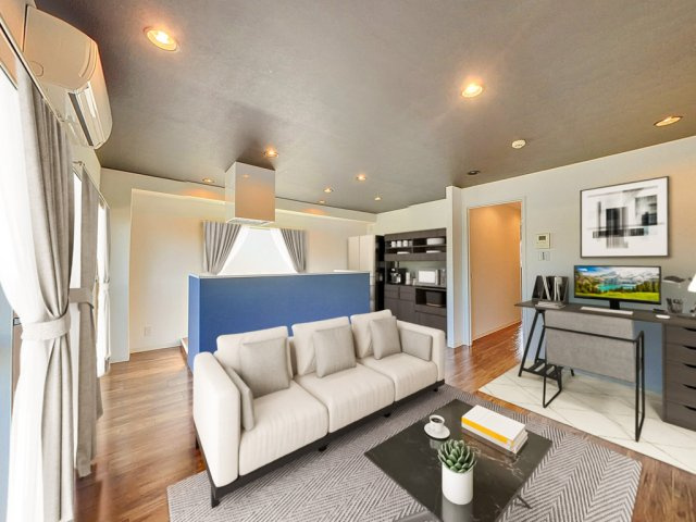 B・Jビルの居間・リビング