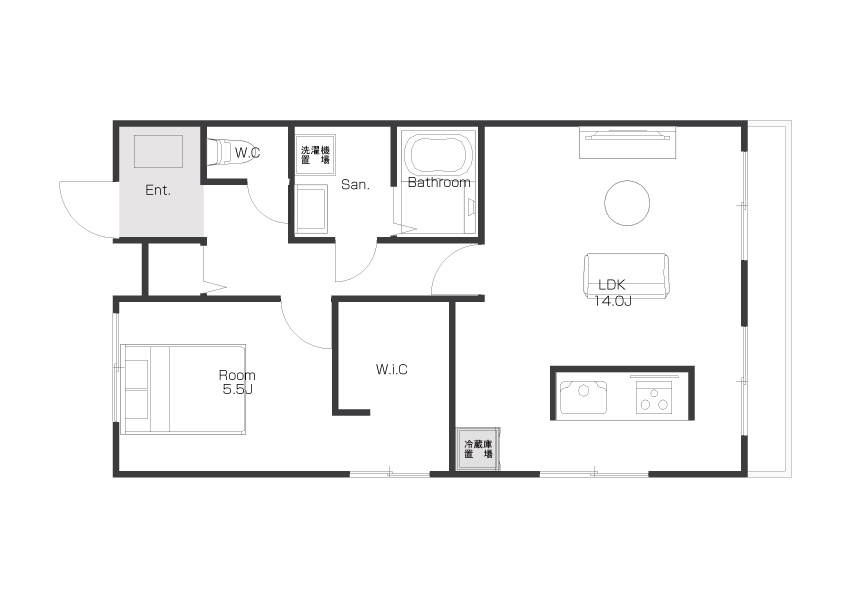 B・Jビルの間取り