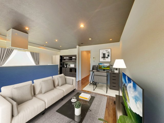 B・Jビルの居間・リビング