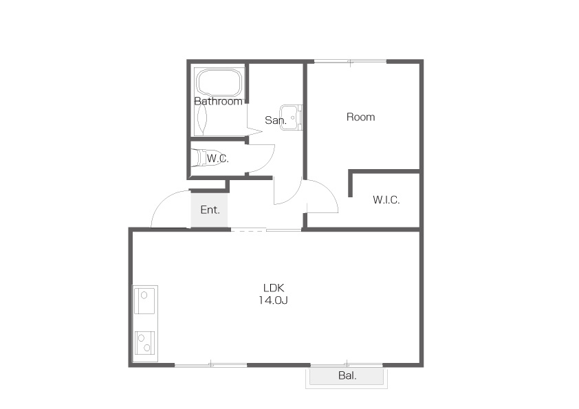 フレグランスMIの間取り