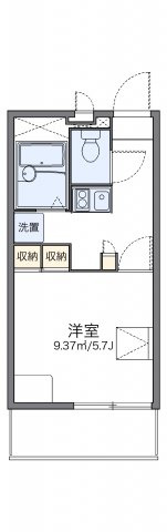 【間取り】 | レオパレスピースフル　稲月