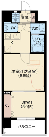 【間取り】 | THE MUSIC COURT