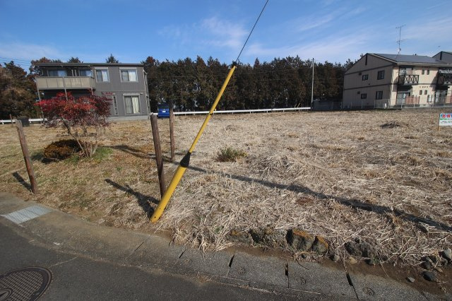 野木町友沼の外観|北西側との境界部分（2025年2月撮影）