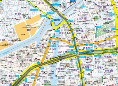 【地図】 | アスリート本町リバーウエスト