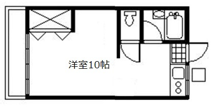 三鷹市大沢６丁目のアパートの間取り