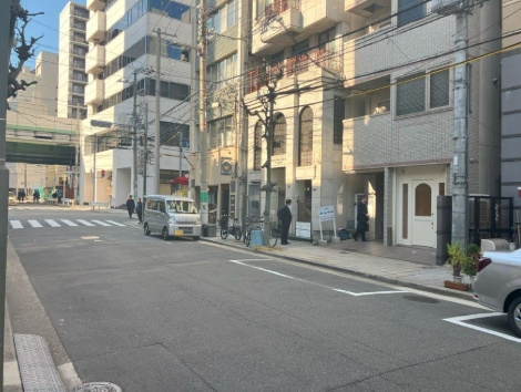 平野町4丁目路面店舗の外観|外はこのようになっています