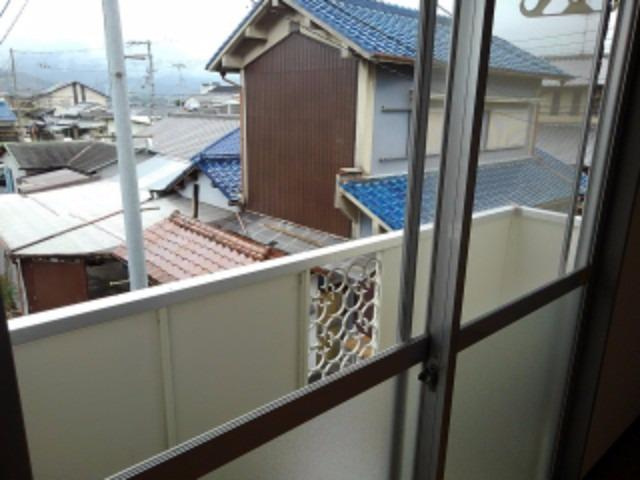 サンクレールヒラタのバルコニー