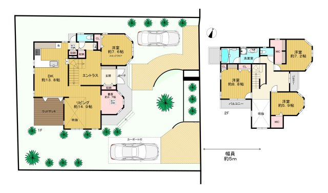 練馬区大泉学園町４丁目　中古一戸建　西武池袋線　大泉学園の間取り