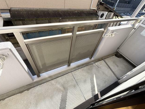 熊本市南区御幸笛田４丁目の賃貸マンションのバルコニー