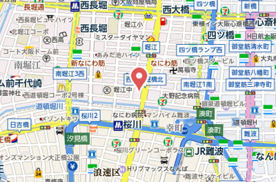 【地図】 | BRAVI南堀江