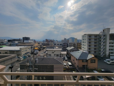 【展望】 | サンライズ東雲A棟 | バルコニー南向き　眺望良好（R7.1月現在）