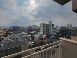 【展望】 | サンライズ東雲A棟 | 南向き角部屋で日当たり・風通しが良いです