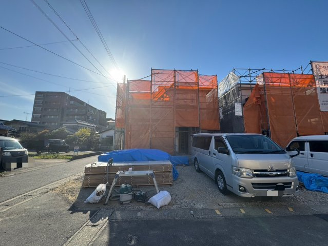 SUN COURTーサンコート－小倉南区中曽根1丁目【小倉南区　新築戸建て】の外観|現地撮影　2025,4,7　SUN COURTーサンコート－小倉南区中曽根1丁目【小倉南区　新築戸建て】