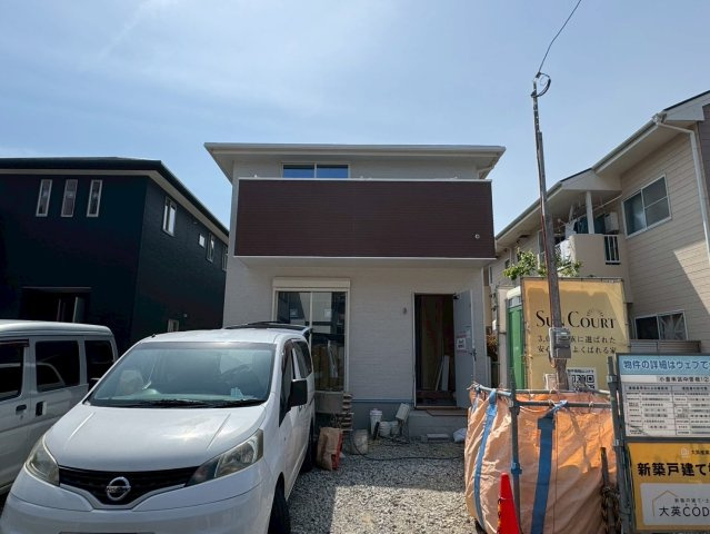 SUN COURTーサンコート－小倉南区中曽根1丁目【小倉南区　新築戸建て】の外観|現地撮影　2025,5,12　SUN COURTーサンコート－小倉南区中曽根1丁目【小倉南区　新築戸建て】