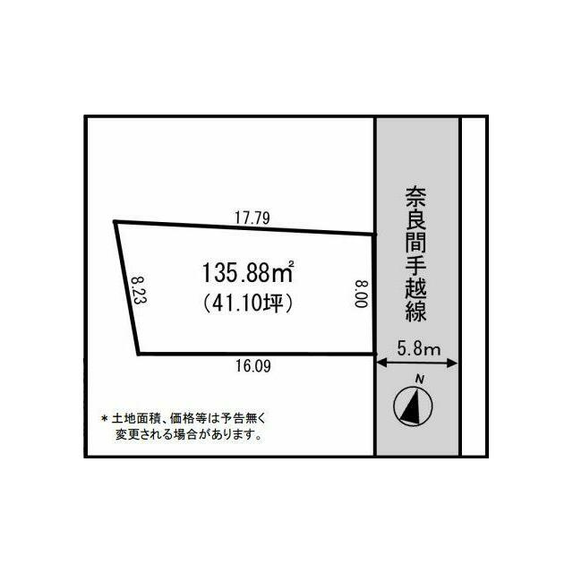 売土地　静岡市駿河区向敷地３丁目の土地図