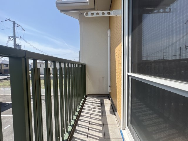 ハイツ熊見Ⅴ　A棟のバルコニー