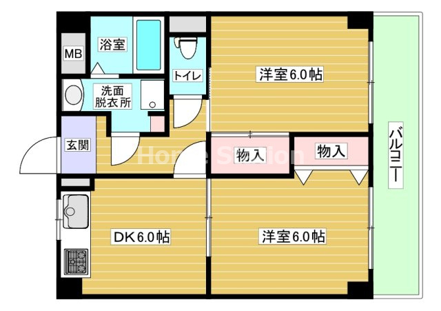 【間取り】 | ロベリア弐番館