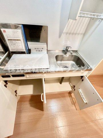 カルム千昇Ⅱのキッチン|キッチン下収納