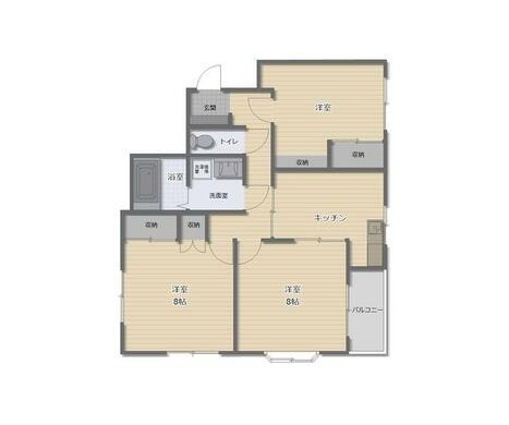 【間取り】の画像