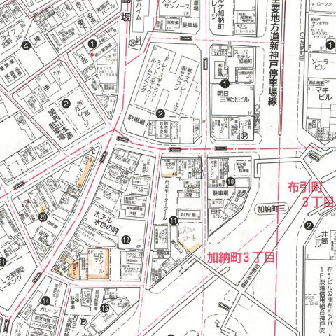 松屋北野坂ビルの地図