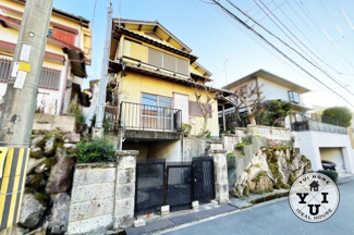 【外観】 | 宇治市広野町尖山　注文住宅　建築条件なし　土地 | 最寄りの駅は、JR奈良線『新田駅』徒歩20分です。また徒歩4分の場所にある京阪バス『太陽が丘西ゲート前』を乗車すれば、近鉄京都線『大久保駅』へ行くことが可能です♪