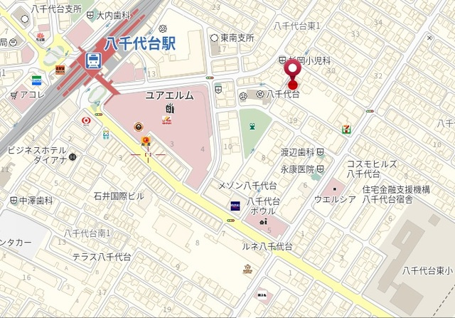 ＰＩＳＯ八千代台の地図|★案内図★