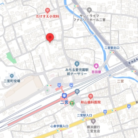 プルミエール湘南二宮Ⅱの地図