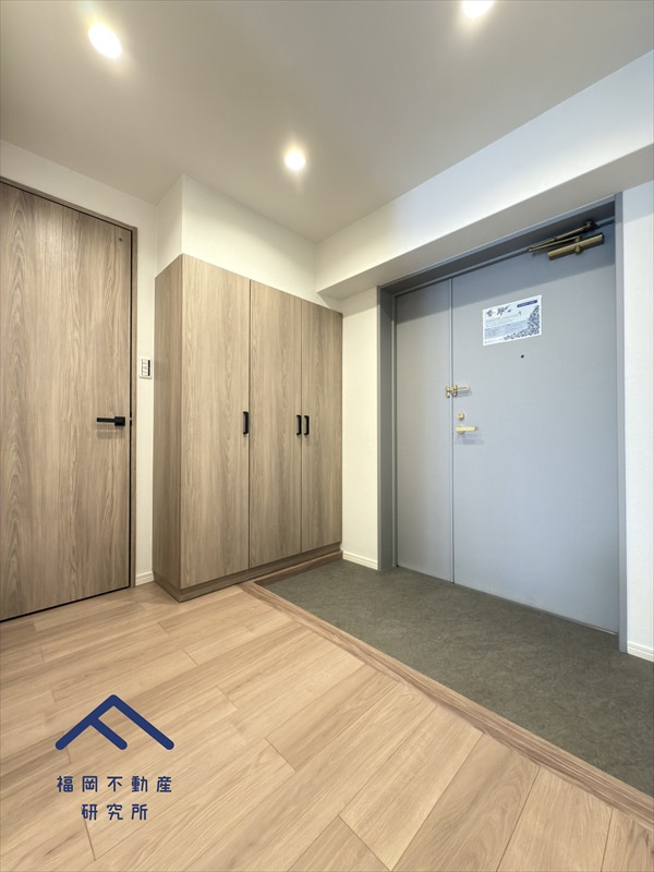 ライオンズマンション筑紫丘の玄関