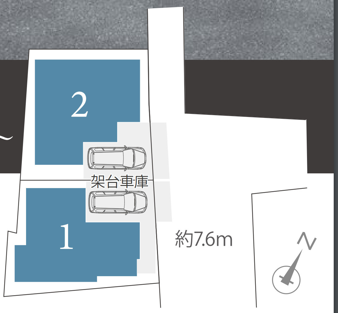 横浜市神奈川区三ツ沢中町 新築戸建て【仲介手数料半額】の区画図